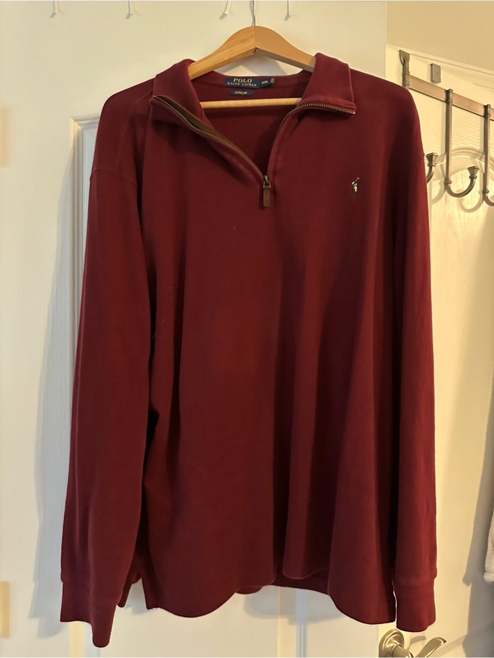 Polo by Ralph Lauren Red Quarter-Zip Pullover - Estate Rib